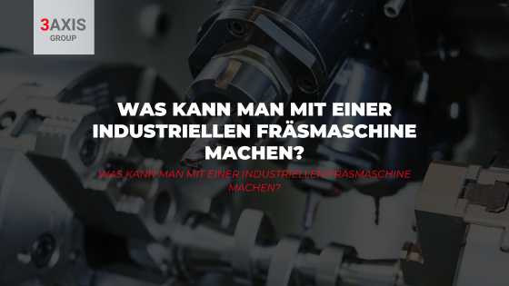 Industriellen Fräsmaschine machen